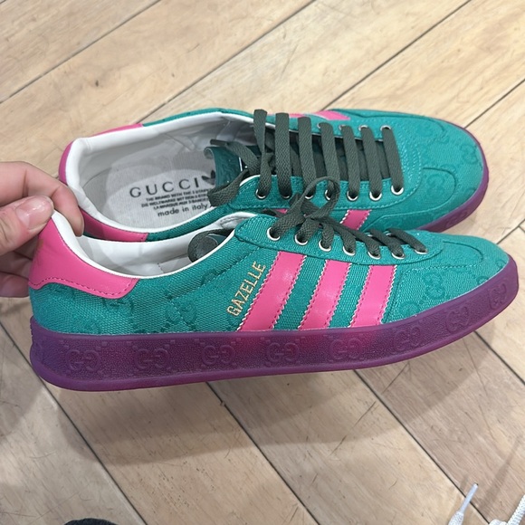 Adidas-Wales Bonner Gucci & Pink Gazelle - Picture 2 of 7